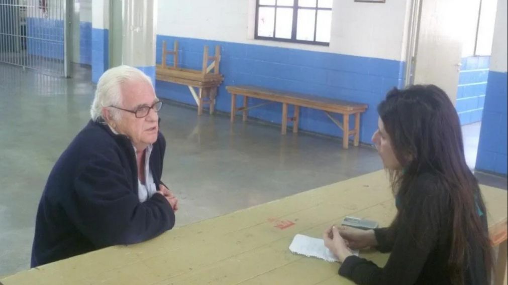 María Helena Ripetta, la única periodista que lo entrevistó en prisión.