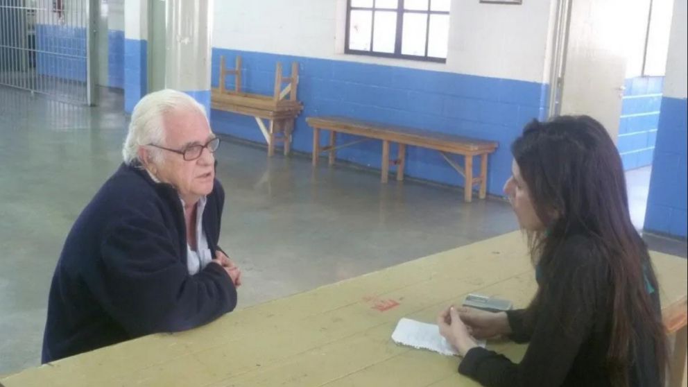 María Helena Ripetta, la única periodista que lo entrevistó en prisión.
