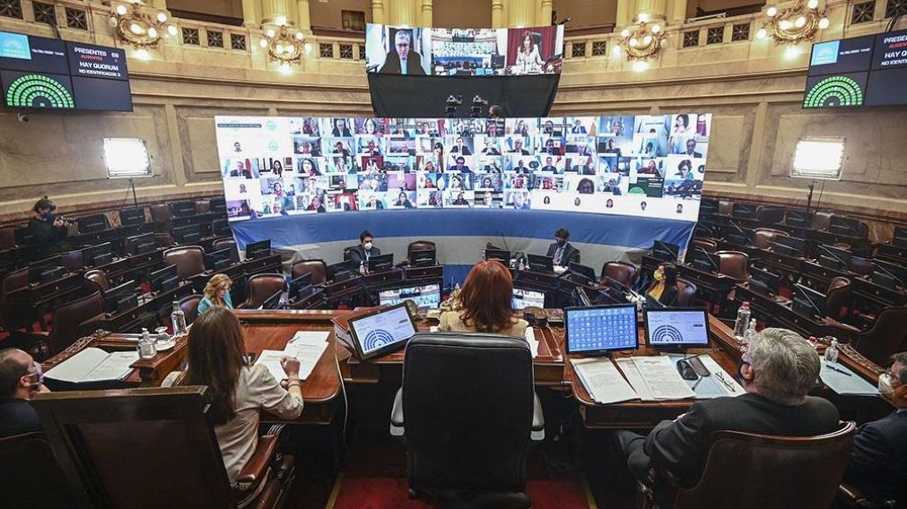 La sesión contará con la presencia de Cristina Kirchner en el recinto, junto a unos pocos senadores.