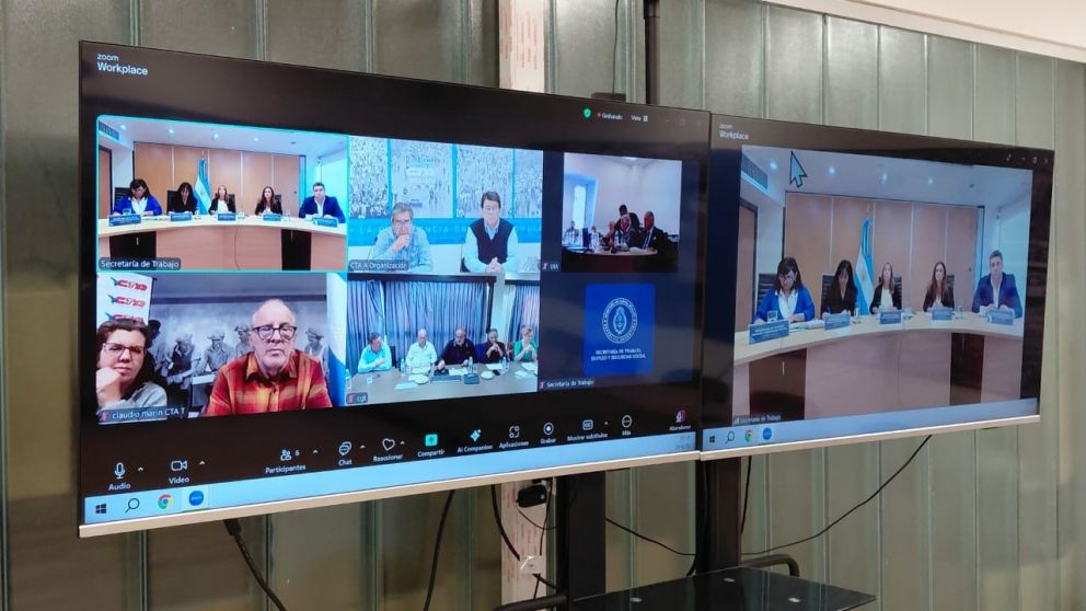 La reunión del Consejo del Salario será en forma virtual (Foto archivo).