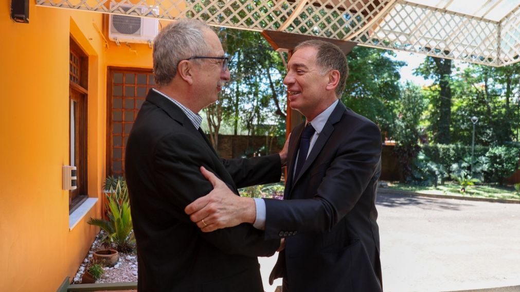 Diego Santilli se reunió con el gobernador de Misiones, Hugo Passalacqua.