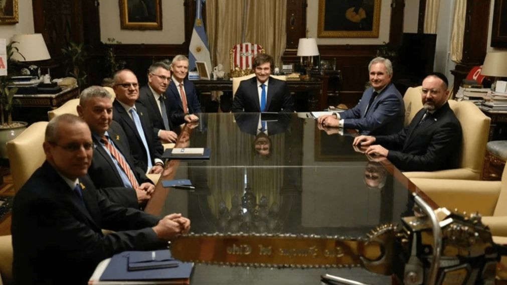En Casa Rosada, Javier Milei mantuvo un encuentro con Gideon Sa’ar, canciller de Israel