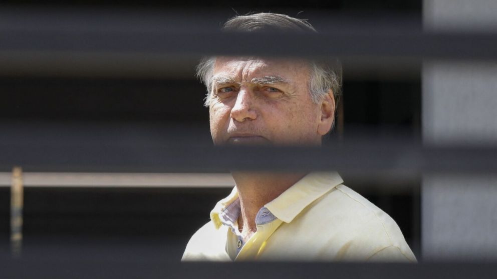 Jair Bolsonaro durante su prisión domiciliaria.