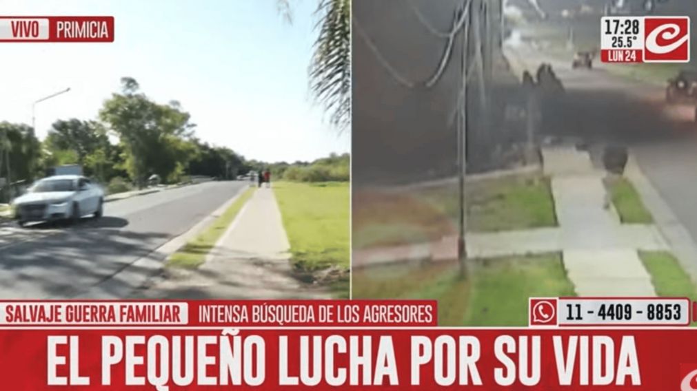 El menor está internado y su estado es reservado.