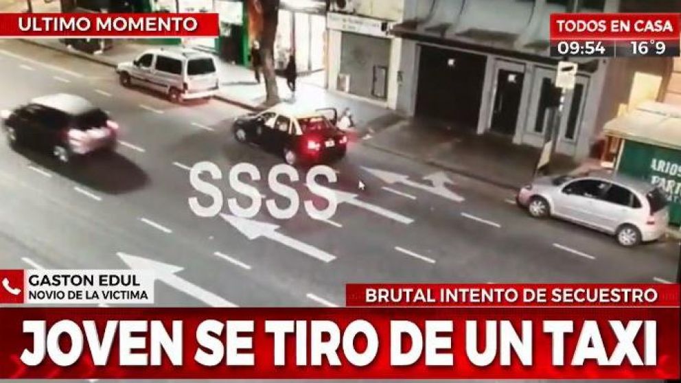 Gastón Edul relató el momento de su novia (Captura de TV).