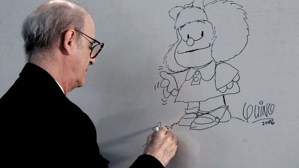 El Gobierno decretó duelo nacional por la muerte de Joaquín Salvador Lavado Tejón, Quino (Télam/Archivo).