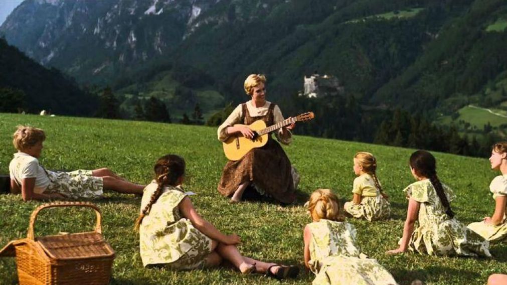 Julie Andrews en "La novicia rebelde".