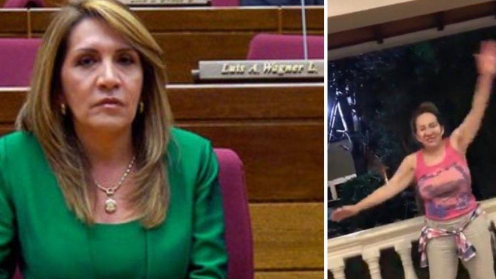 La senadora paraguaya adelantó que seguirá haciendo fiestas en su casa.