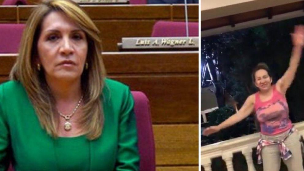 La senadora paraguaya adelant� que seguir� haciendo fiestas en su casa.