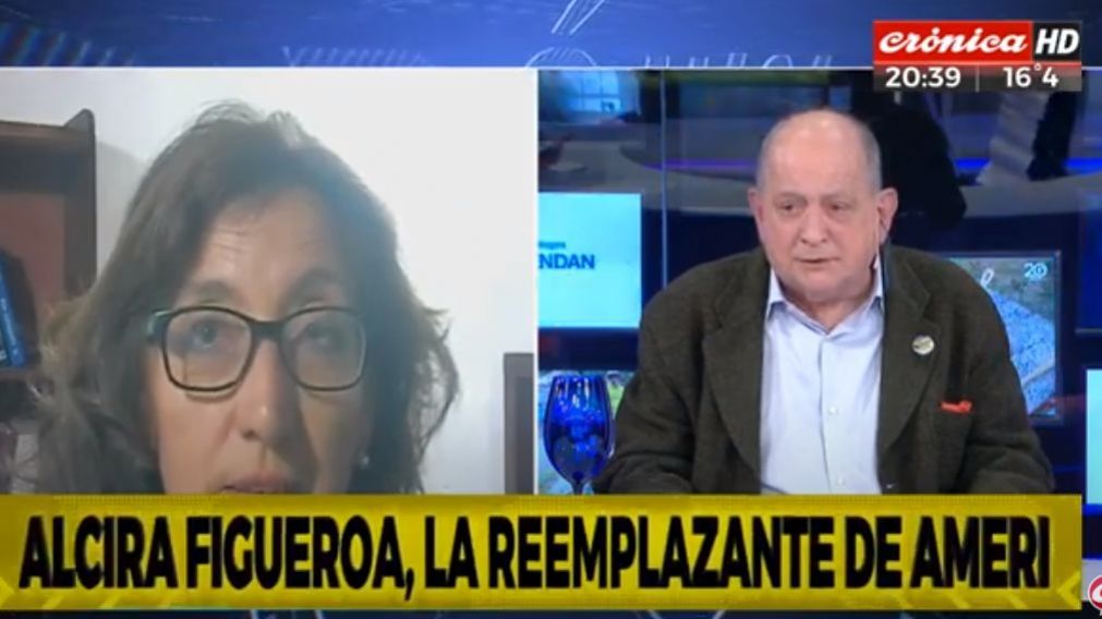 Alcira Figueroa, la diputada que reemplazará a Juan Ameri, en diálogo con Crónica HD (Captura de Pantalla).