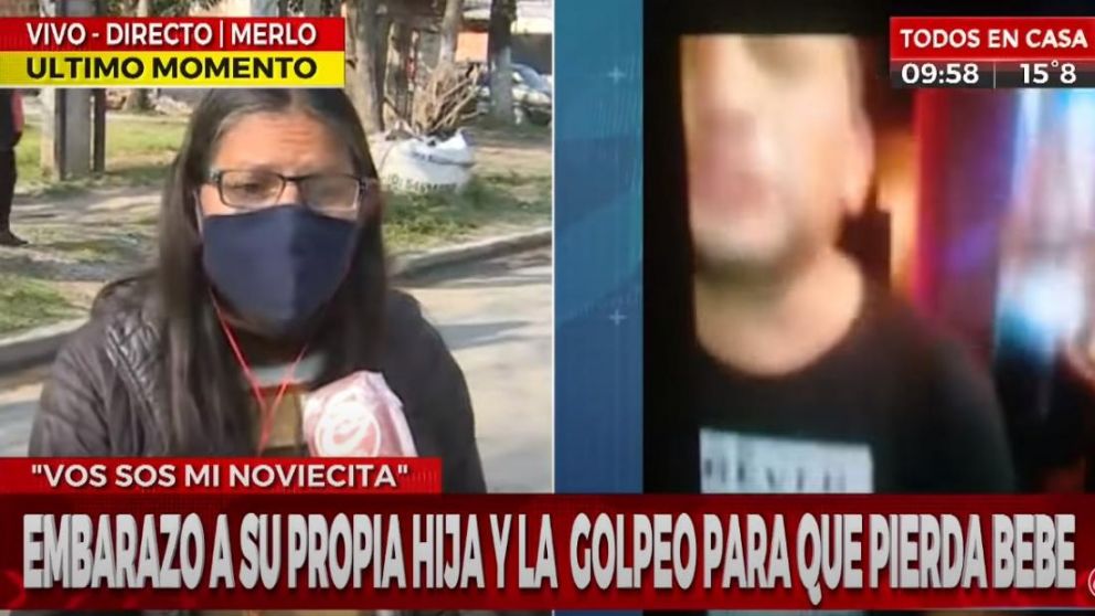 La abuela de Lourdes, la nena abusada, habló en exlclusiva con Crónica HD. (Captura TV)