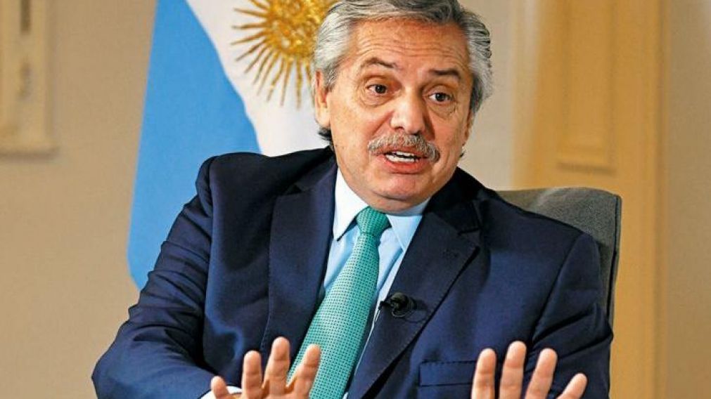 Alberto Fern�ndez, ante el mundo.