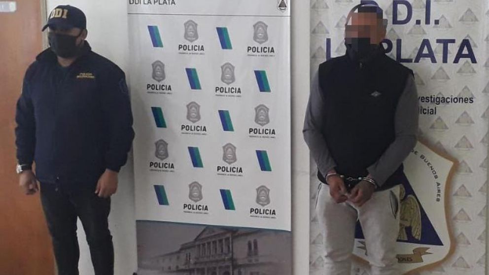 Este es el pai umbanda, de 50 años, quien fue apresado en el barrio platense de La Unión.