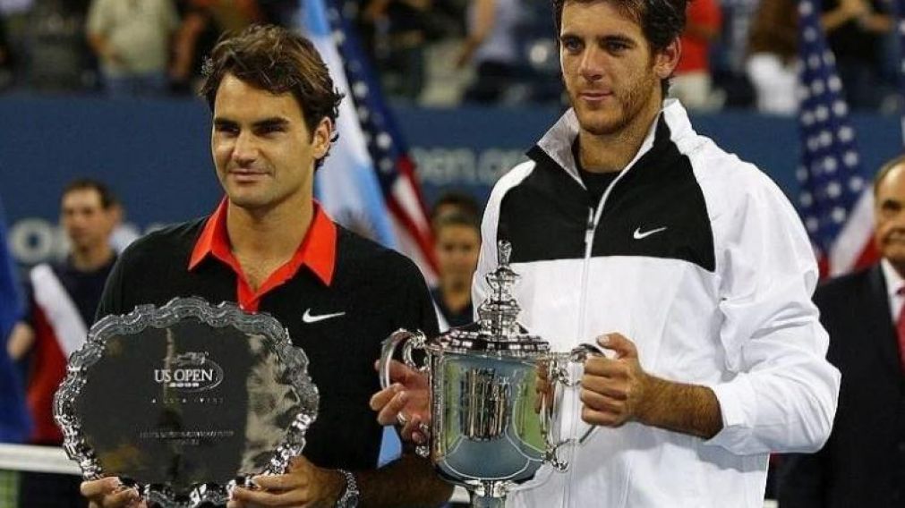 Juan Martín del Potro venció a Roger Federer.