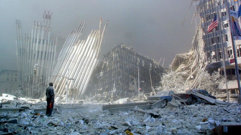 Todo ruinas y desolación, tras el ataque terrorista.