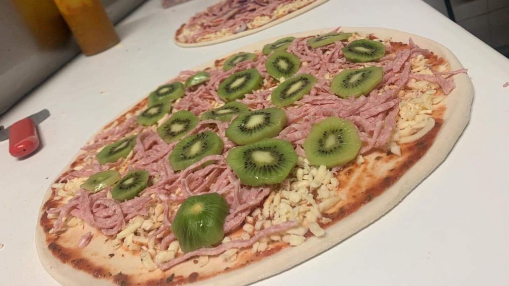 La pizza de kiwi se volvió viral y recorrió el mundo
