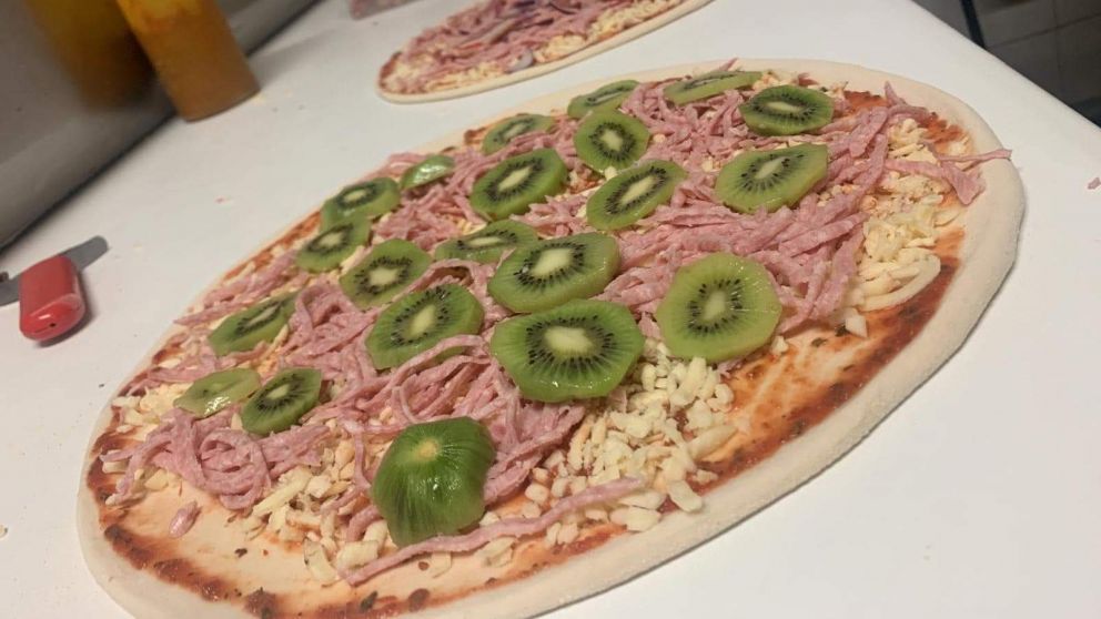 La pizza de kiwi se volvi� viral y recorri� el mundo