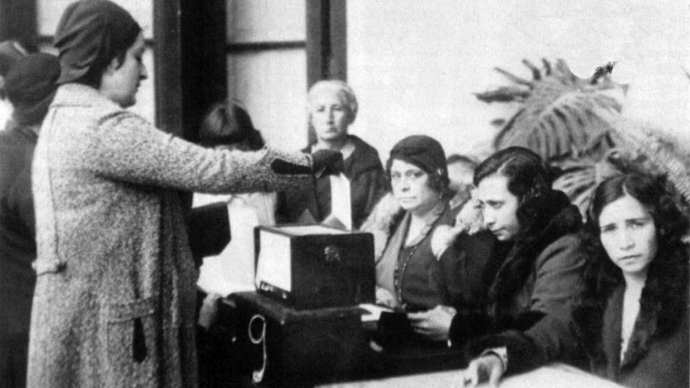 Voto femenino: un justo logro para la mujer.