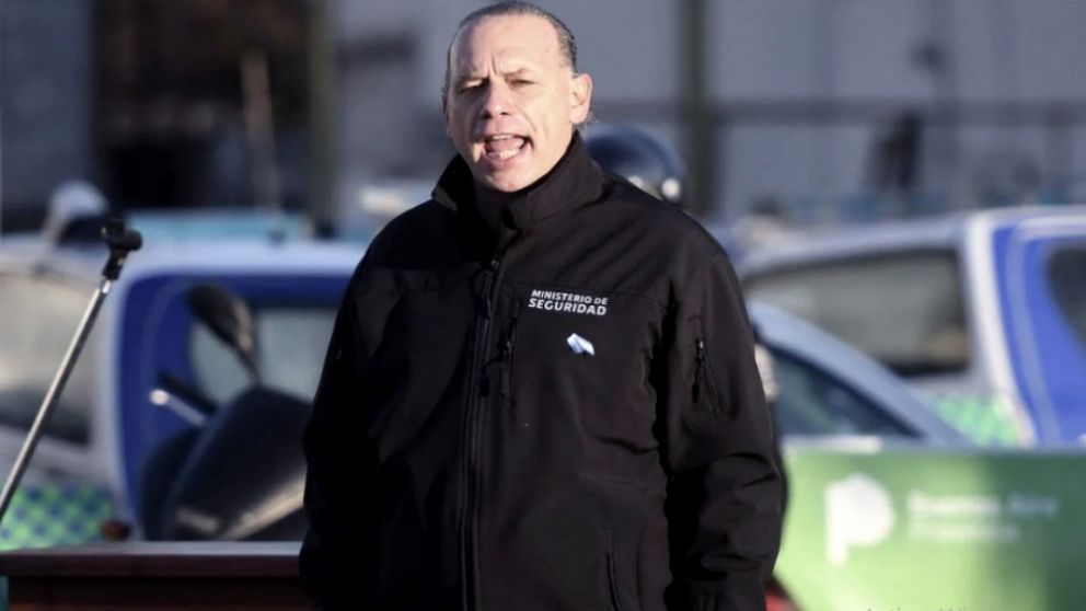 Sergio Berni, ministro de Seguridad bonaerense, habló sobre la toma de tierras en la Provincia (Télam/Archivo).