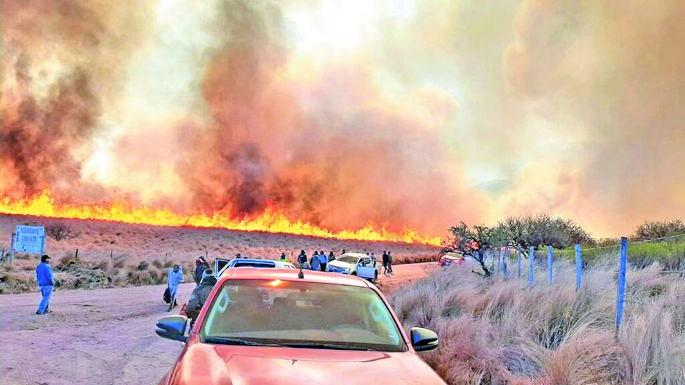 Los incendios forestales azotan la provincia de C�rdoba y las islas del delta del Paran�. 