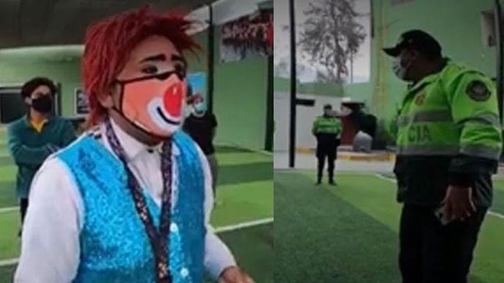 La policía peruana detuvo a cinco payasos que participaban en el velorio de un colega.