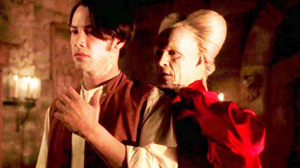 Keanu Reeves en la película "Drácula".