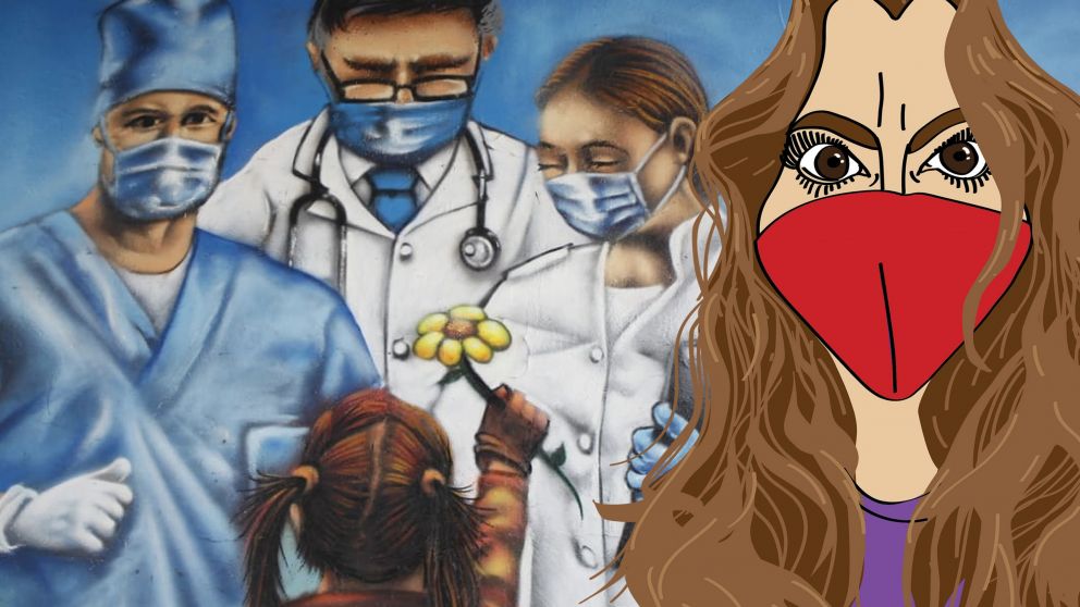 La chica urbana (en cuarentena): Aplausos olvidados (Ilustración Paula Rodríguez @SrPau en Instagram)