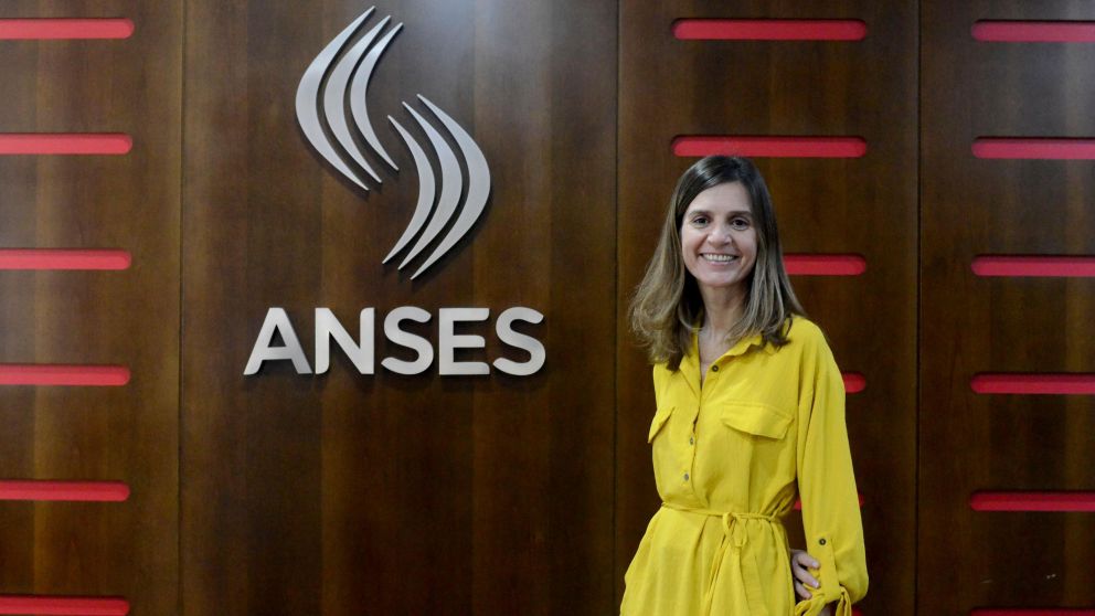 La titular de la ANSES, María Fernanda Raverta (Télam)