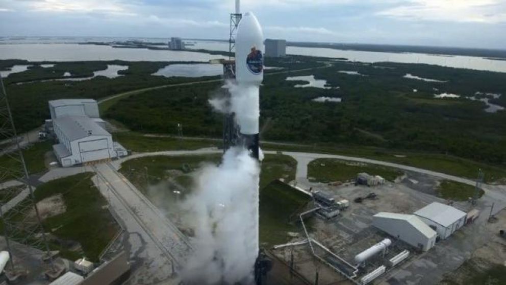 Así lanzaron el satélite argentino Saocom 1B. (Captura de video)