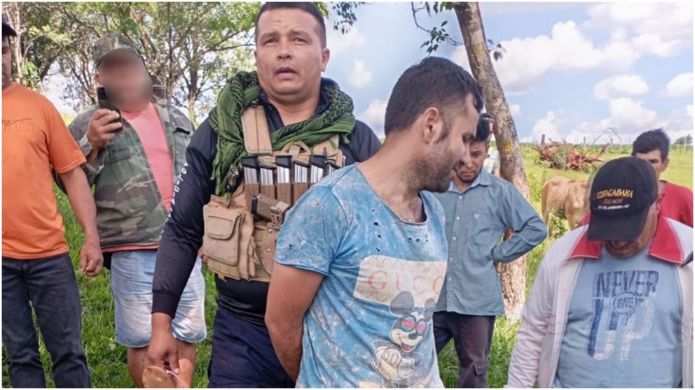 Así detuvieron a Yonatan Ariel Da Silva.