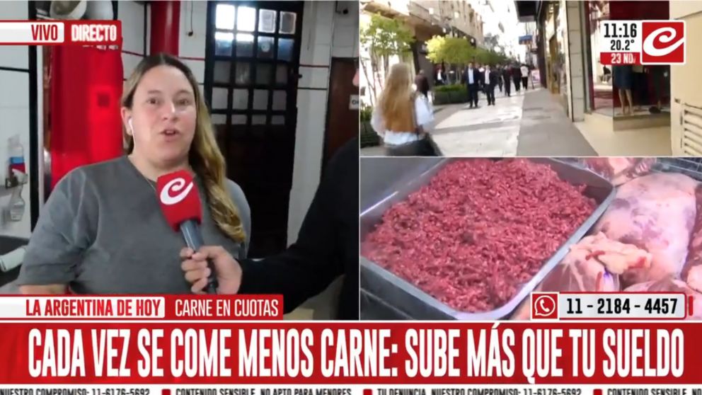 La carne subi� un 25% desde septiembre hasta noviembre de este a�o.