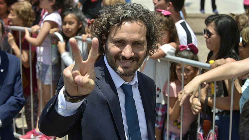 El jefe de Gabinete, Santiago Cafiero, celebró y destacó el lanzamiento del satélite argentino Saocom 1B (Archivo).