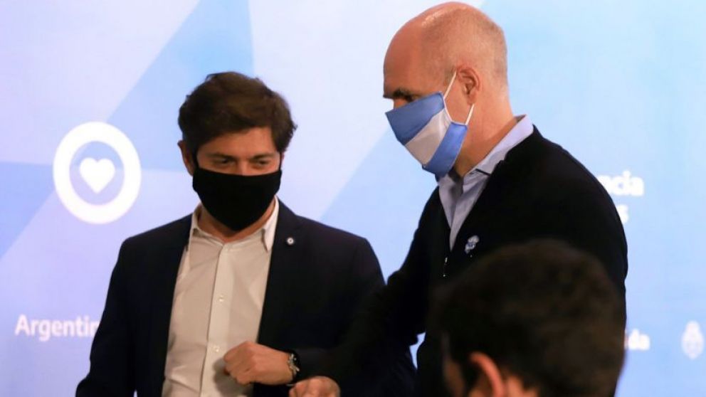 A diferencia de anteriores semanas, Kicillof y Larreta no se vieron los últimos días.