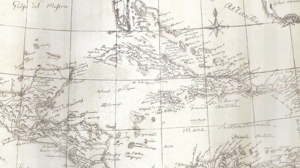 La isla parece en varios mapas del Golfo de México, pero “desapareció”.