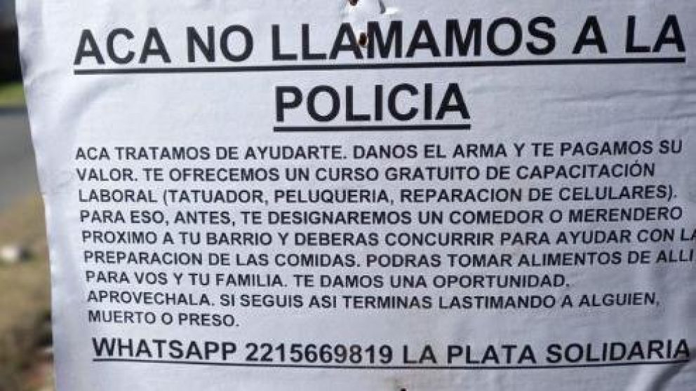 El folleto de la iniciativa solidaria.