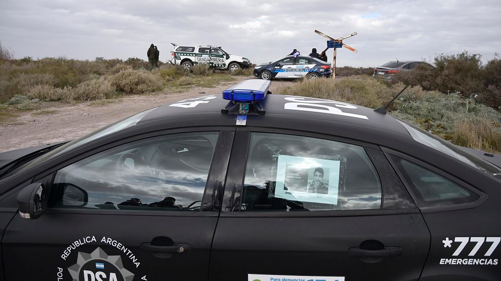 La zapatilla fue hallada en un operativo en General Cerri (Twitter).