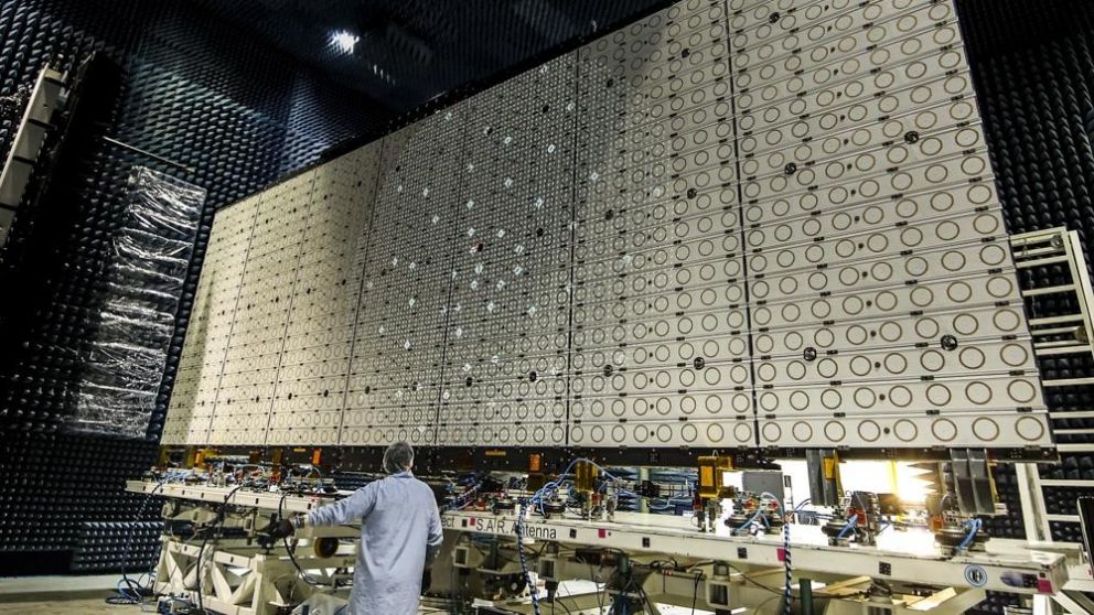La última prueba antes del lanzamiento del satélite Saocom 1B fue exitosa (Télam).