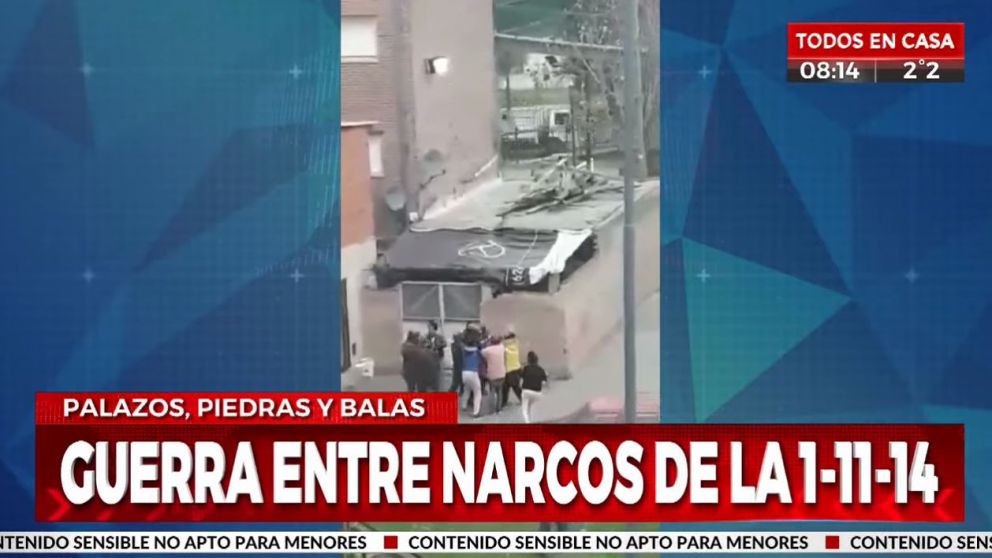 El enfrentamiento se produjo en la Villa 1-11-14 (Crónica HD).