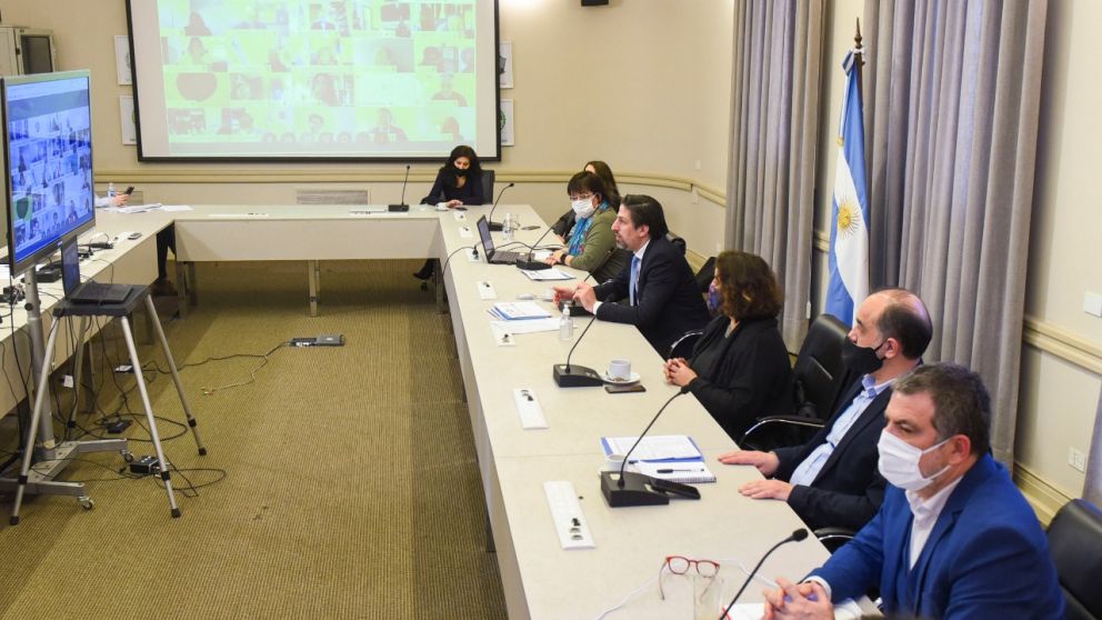 Nicolás Trotta, el ministro de Educación, mostró su apoyo al gobernador de San Juan Sergio Uñac.