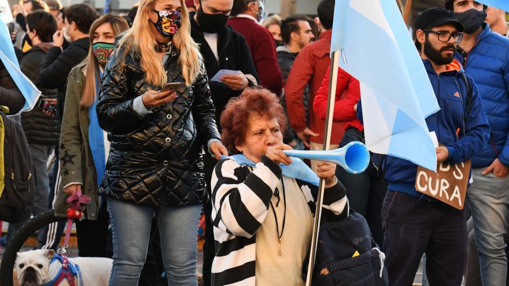 La marcha del 17A tuvo su epicentro alrededor del Obelisco y movilizaciones en distintas ciudades (Carlos Ventura/Crónica).