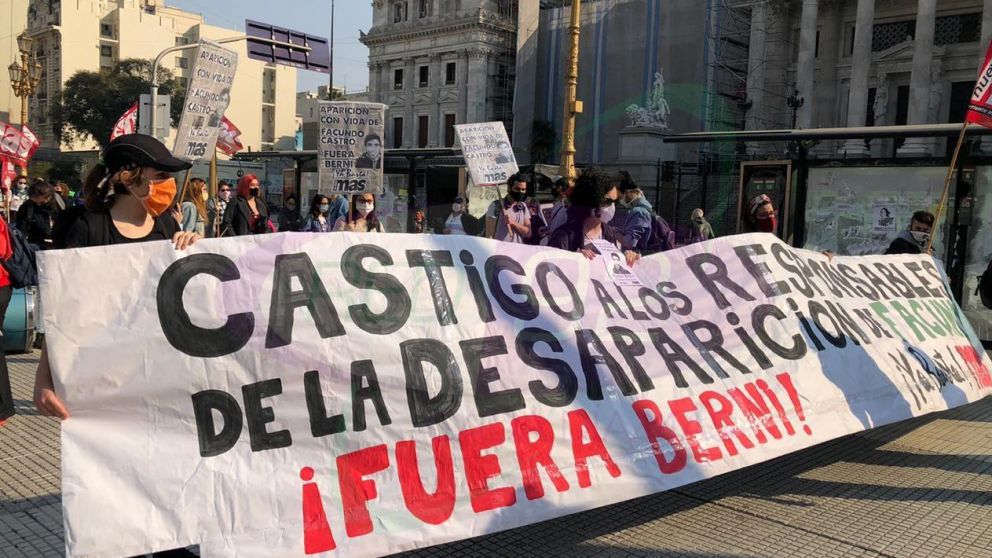 Agrupaciones de izquierda marcharon por la desaparición del joven Facundo Astudillo Castro.
