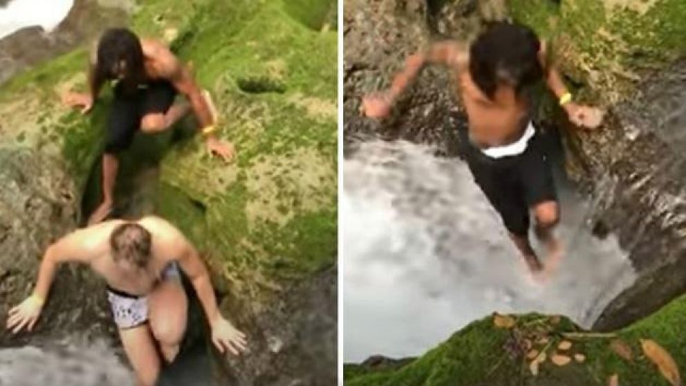 La increíble escena ocurrió a 80 kilómetros al norte de Kingston, en Jamaica.