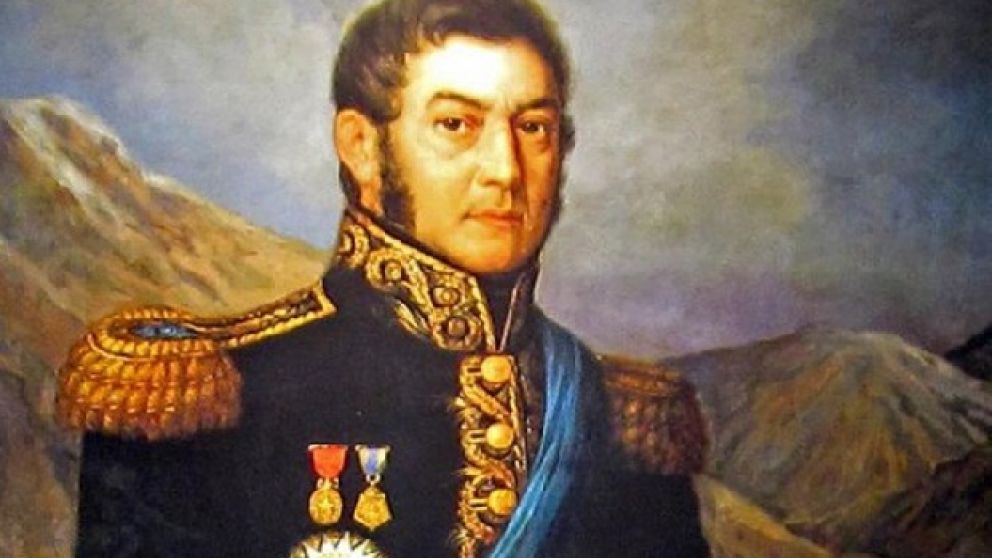 El General San Martín, una figura irrepetible de la historia argentina.