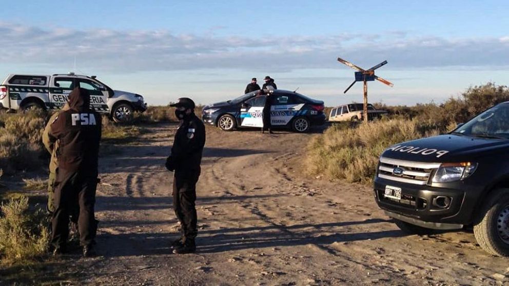 El lugar donde hallaron un cuerpo en un nuevo rastrillaje por la desaparici�n de Facundo Astudillo Castro (T�lam).