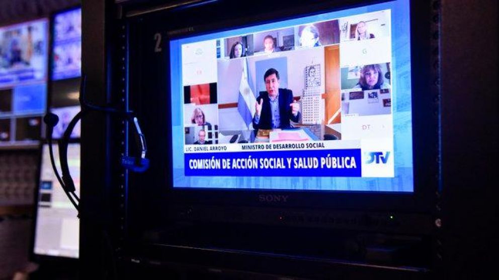 El ministro de Desarrollo Social, Daniel Arroyo, expuso ante la Cámara de Diputados (Twitter).