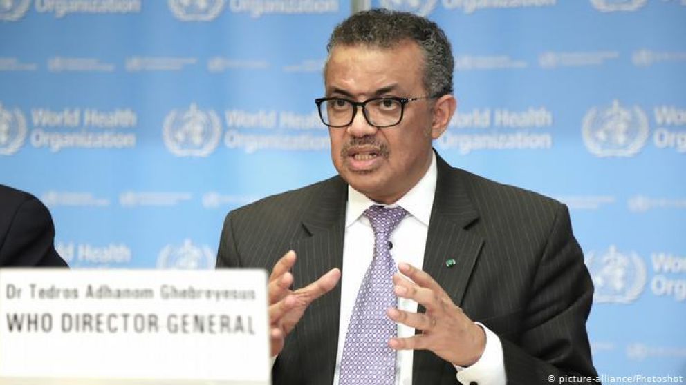 El director general de la OMS, Tedros Adhanom Ghebreyesus, pidIó cautela frente a un "nacionalismo de vacunas".