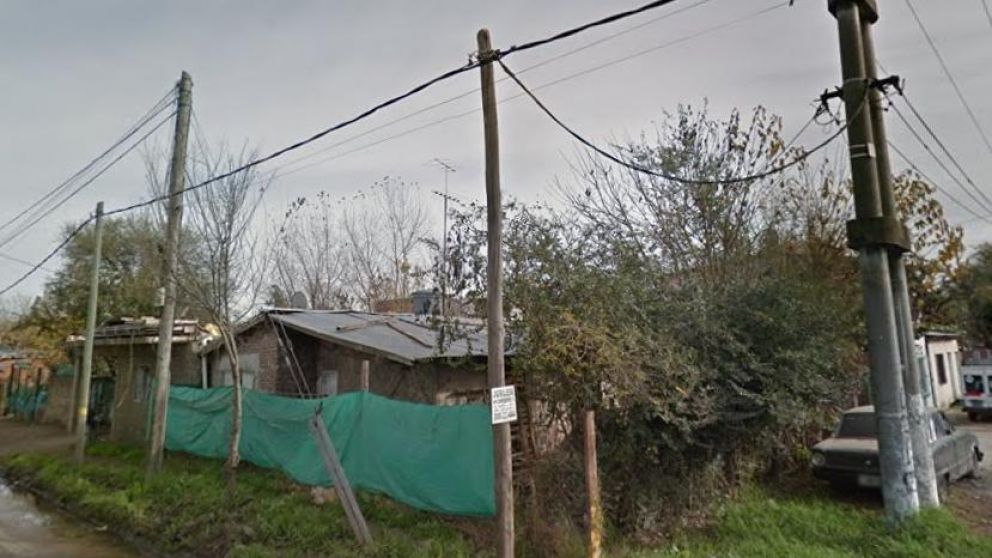 El hecho de violencia de género entre Jimenes y su pareja, ocurrió a los pocos metros (Google Street View)