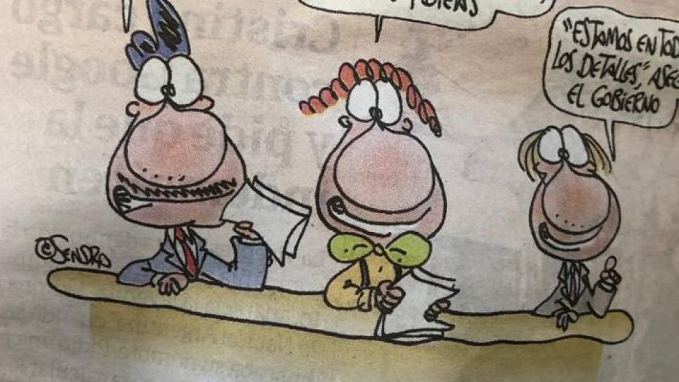 Fernando Sendra,�humorista gr�fico, se bas� en la resoluci�n 31/2020 del Bolet�n Oficial para hacer la historieta.