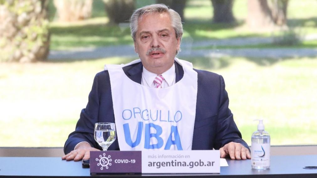 Alberto y el aniversario de la UBA: "Estamos orgullosos de haber caído en la universidad pública". (Captura de video)