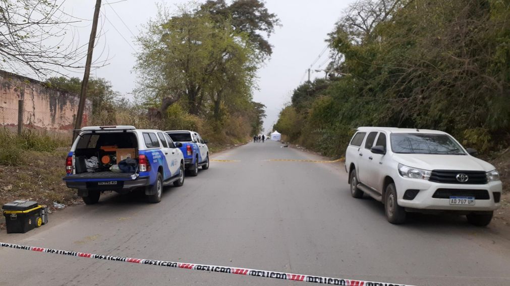 La zona del crimen de la chica trans en Tucum�n.